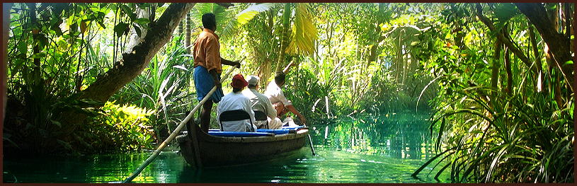 Kerala Canoe Tourism, Country boat cruise in alleppey, alleppey canal cruise
