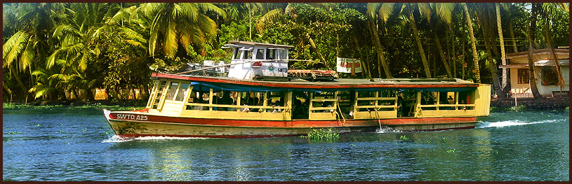 Ferrys in Alleppey Kerala