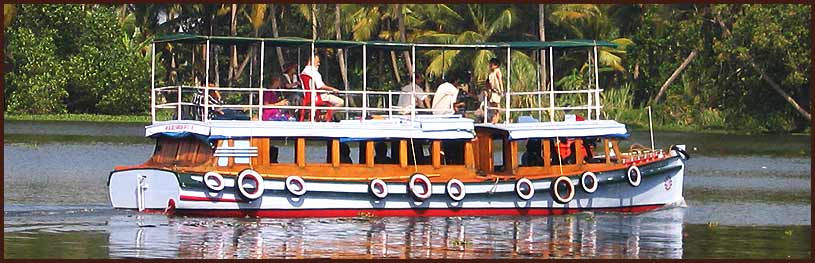 Motor Boats in Alleppey Kerala